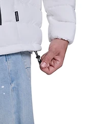 Converse Men's Lightweight Hooded Bib Puffer Jacket