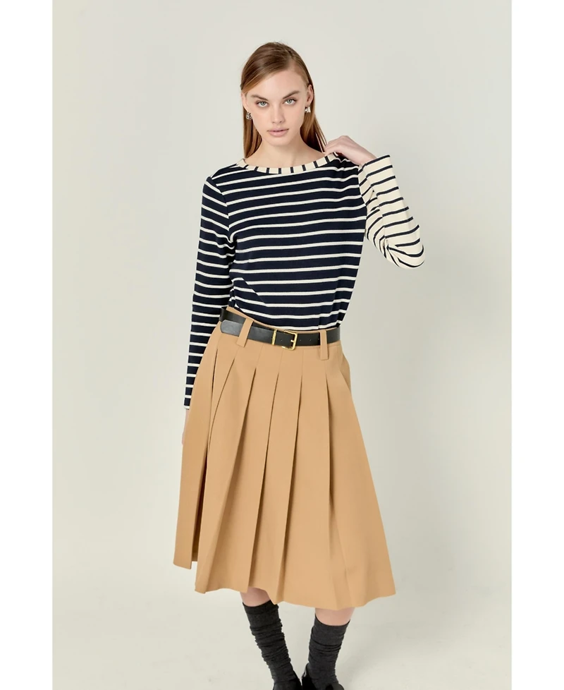 English Factory Women's Multi Stripe T-Shirt