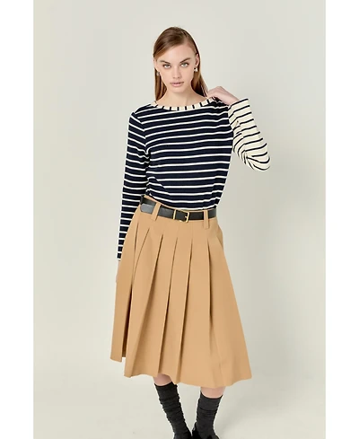 English Factory Women's Multi Stripe T-Shirt