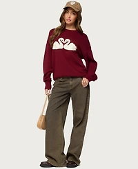 Edikted Women's Swan Oversized Knit Sweater
