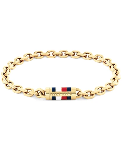 Tommy Hilfiger Men's Gold-Plated Stainless Steel Bracelet