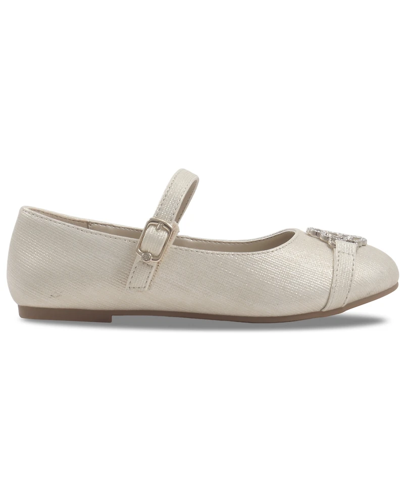 Jessica Simpson Little and Big Girls' Amy Ivie Buckle Strap Dress Shoe