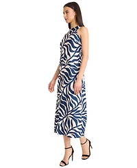 Donna Morgan Women's Sleeveless Printed Midi Dress