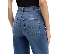 7 For All Mankind Women's Dojo Mid-Rise Flare Leg Jeans