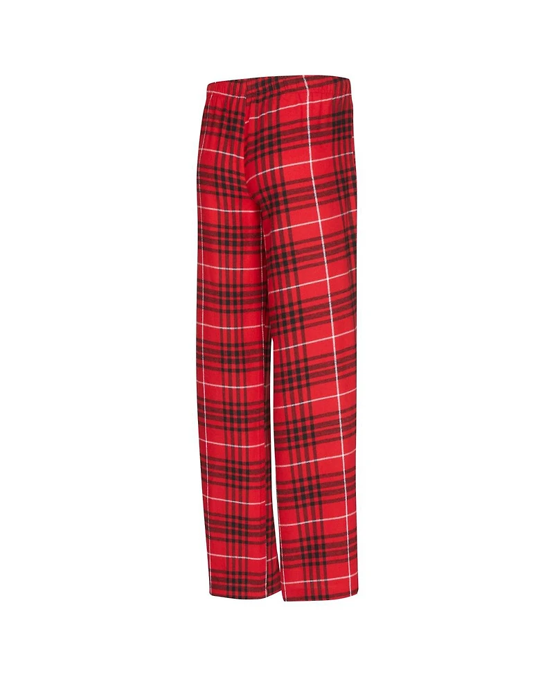 Concepts Sport Women's 2-Piece Red/Black Houston Rockets Vector Top and Flannel Pants Sleep Set