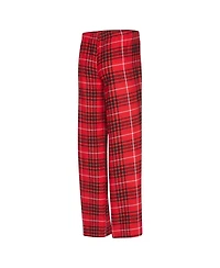 Concepts Sport Women's 2-Piece Red/Black Houston Rockets Vector Top and Flannel Pants Sleep Set