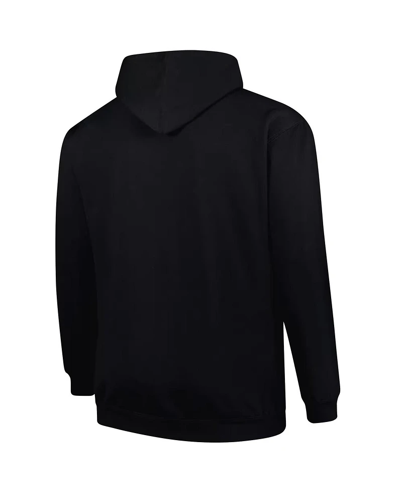 Fanatics Men's Black New York Giants Big Tall Pop Pullover Hoodie