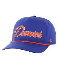 '47 Brand Men's Royal Denver Broncos Overhand Hitch Adjustable Hat