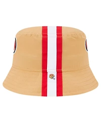 New Era Men's Gold San Francisco 49ers Helmet Bucket Hat