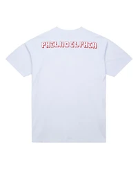 Mitchell & Ness Women's White Philadelphia Phillies Striker Premium Graphic T-Shirt