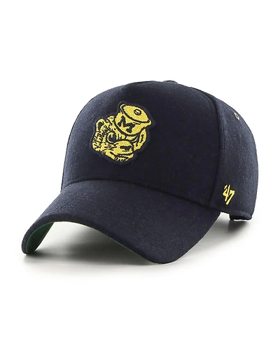 '47 Brand Men's and Women's Navy Michigan Wolverines Collections Golden Age Offside Dt Adjustable Hat