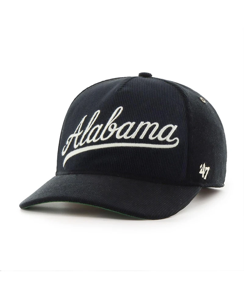 '47 Brand Men's and Women's Black Alabama Crimson Tide Collections Golden Age Corduroy Hitch Adjustable Hat