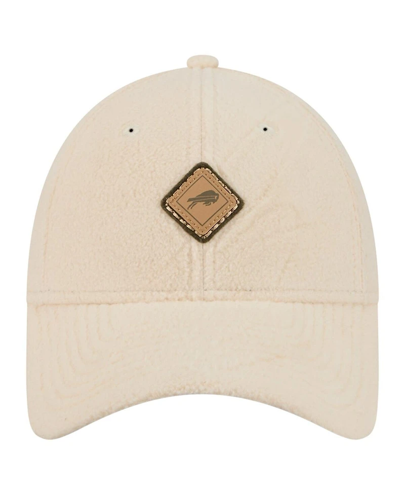 New Era Women's Cream Buffalo Bills Comfy 9FORTY Adjustable Hat