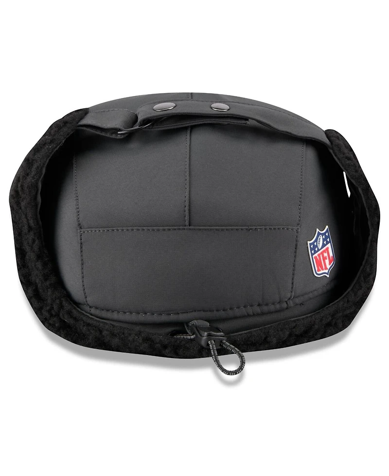 New Era Men's Charcoal New Orleans Saints 2025 Sideline Cold Weather Runner Dog Ear Adjustable Hat