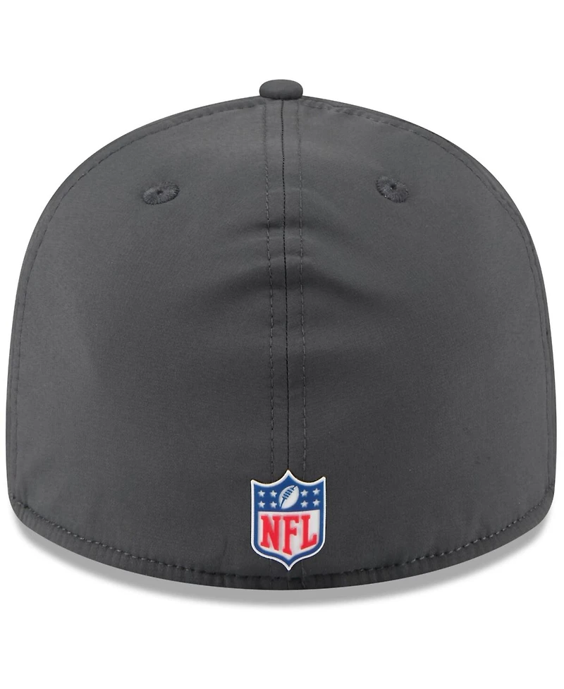 New Era Men's Charcoal York Giants 2025 Sideline Cold Weather Retro Crown 59FIFTY Fitted Hat