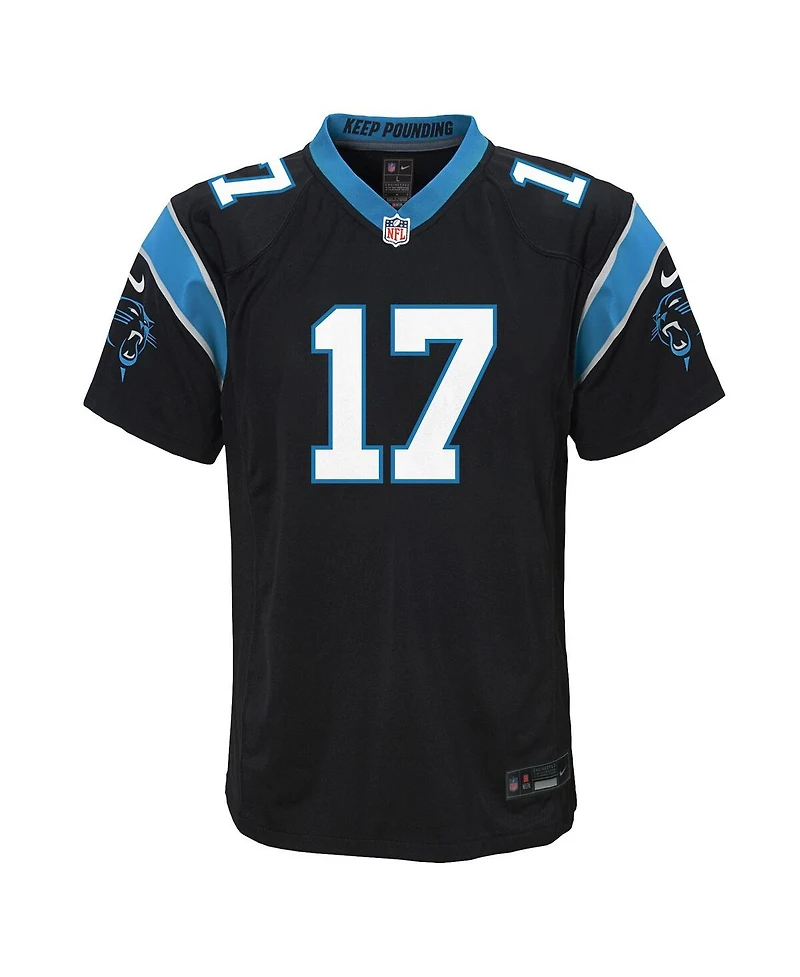 Nike Big Boys and Girls Xavier Legette Black Carolina Panthers Team Game Jersey