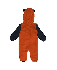 Outerstuff Newborn Orange Philadelphia Flyers Stay Napping Fleece Bunting Full-Zip Hooded Sleeper