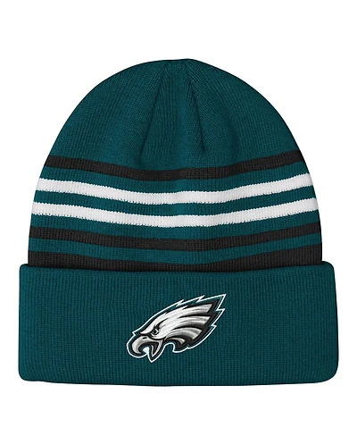 Outerstuff Big Boys and Girls Midnight Green Philadelphia Eagles Essentials Cuffed Knit Hat