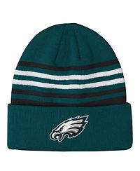 Outerstuff Big Boys and Girls Midnight Green Philadelphia Eagles Essentials Cuffed Knit Hat