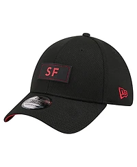 New Era Men's Black San Francisco 49ers Scoreboard 39THIRTY Flex Hat