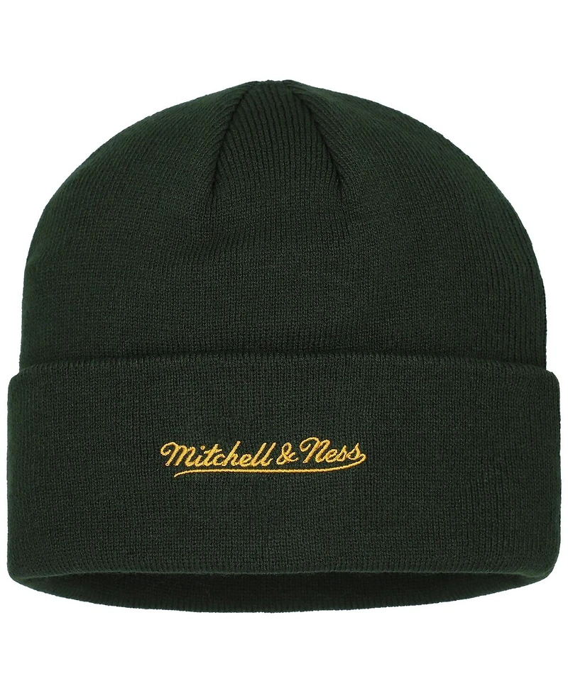 Mitchell & Ness Men's Green Minnesota Wild 25th Anniversary Cuffed Knit Hat