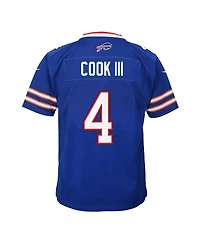Nike Big Boys and Girls James Cook Iii Royal Buffalo Bills Game Jersey