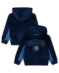 Outerstuff Preschool Navy Minnesota Timberwolves Velour Hoodie