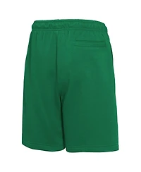 Nike Big Boys and Girls Kelly Green Boston Celtics Courtside Club Fleece Shorts