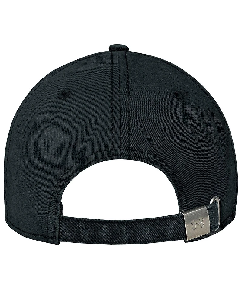 Under Armour Men's Black South Carolina Gamecocks College Essentials Washed Cotton Blend Adjustable Hat