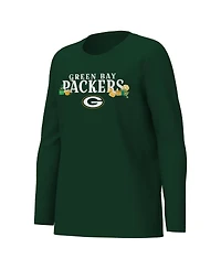 Outerstuff Big Boys and Girls Green Bay Packers Chestnut Holiday Sleep Set