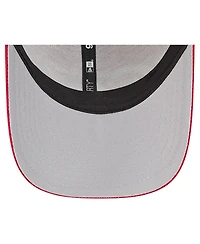 New Era Men's Red New York Giants Apple Trucker 9FORTY Adjustable Hat