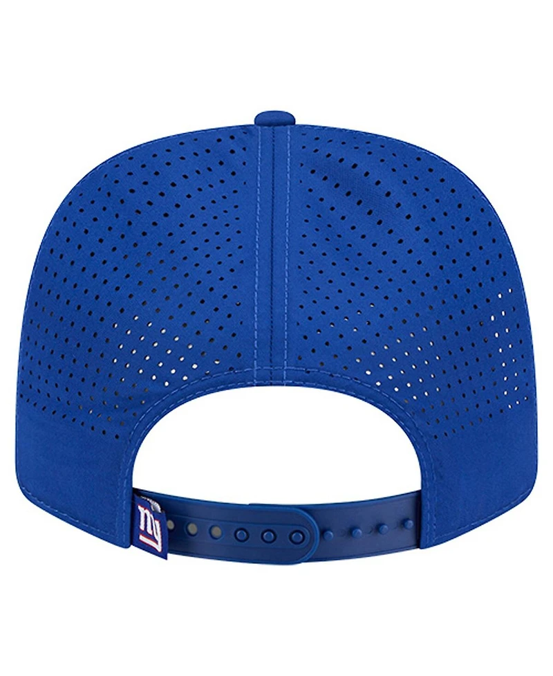 New Era Men's Royal New York Giants Script 9SEVENTY Adjustable Hat