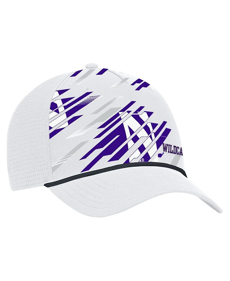 Under Armour Men's White Northwestern Wildcats College Essentials Driver Rope Adjustable Hat