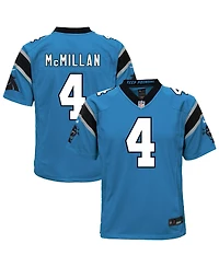 Nike Big Boys and Girls Tetairoa McMillan Blue Carolina Panthers Alternate Game Jersey