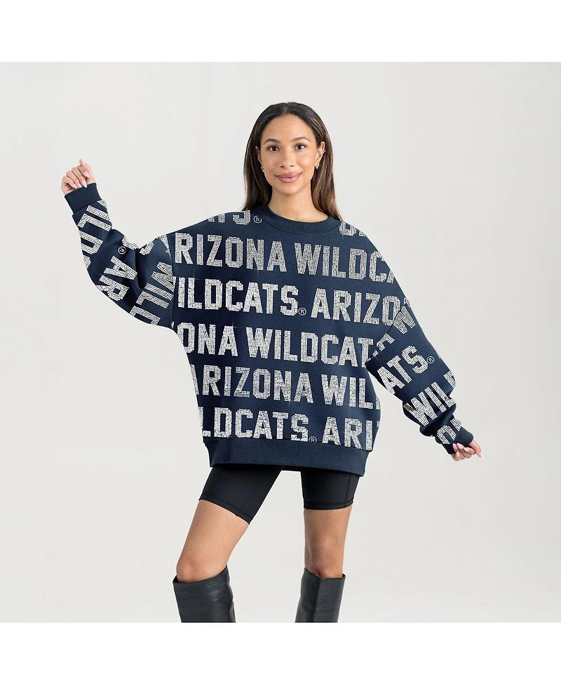 Gameday Couture Women's Navy Arizona Wildcats Hype Era Sweatshirt