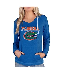 Concepts Sport Women's Royal Florida Gators Mainstream Lightweight Terry Pullover Hoodie