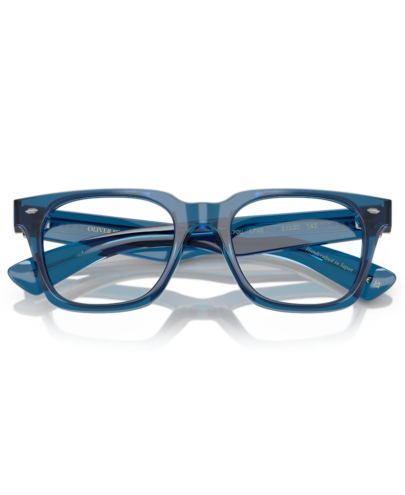Oliver Peoples Men's Square Alfrey Eyeglasses, OV5570U