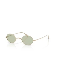 Oliver Peoples Men's Round Calidor Eyeglasses, OV1185