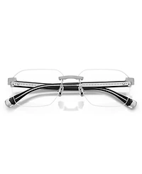 Brunello Cucinelli Men's Square Tyler Eyeglasses, BC1011T