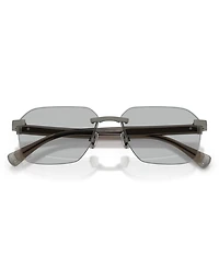 Brunello Cucinelli Men's Square Tyler Eyeglasses, BC1011T