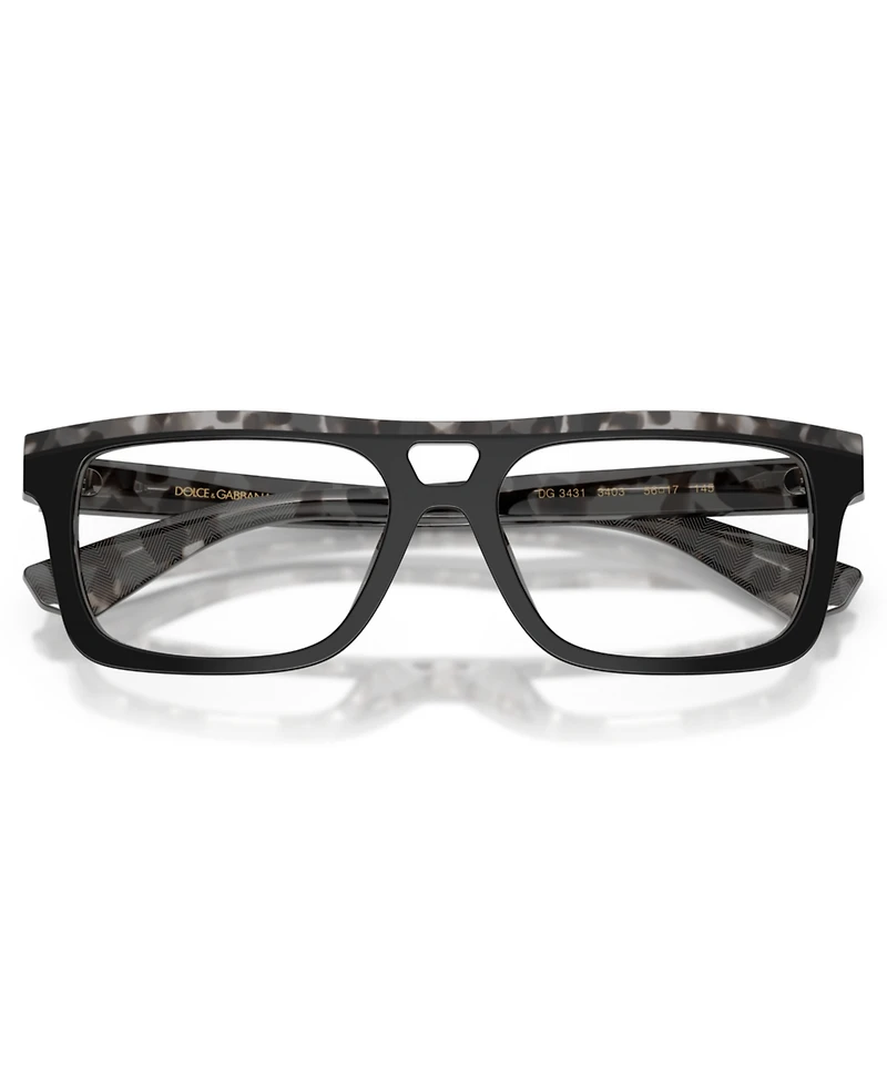 Dolce Gabbana Men's Square Eyeglasses