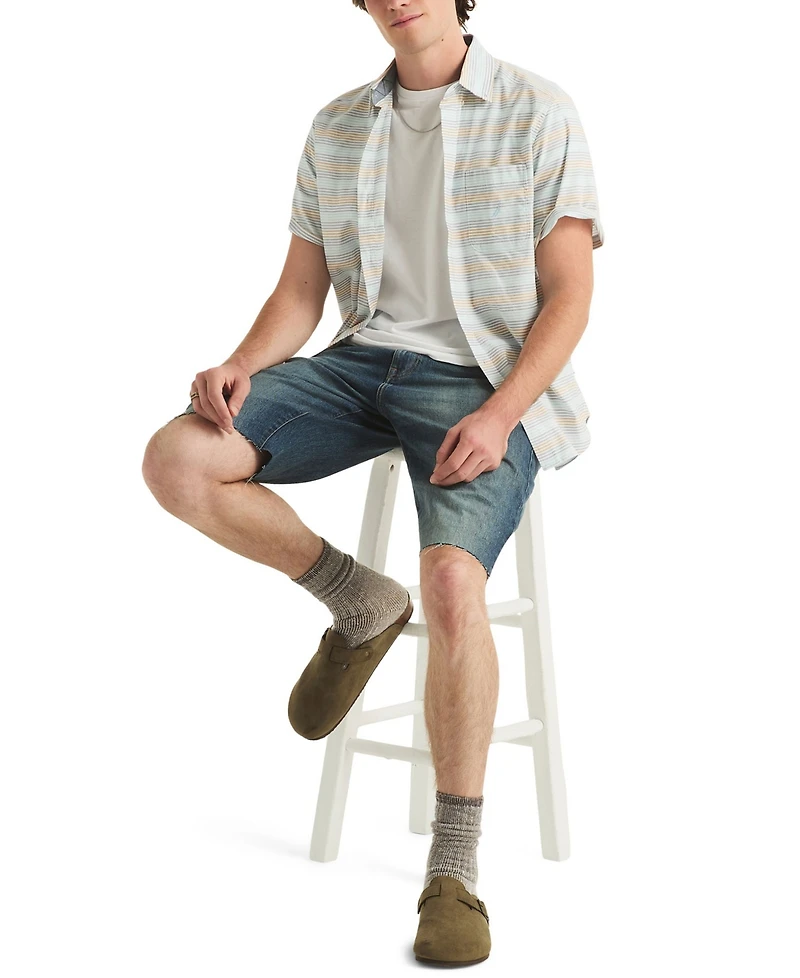 Nautica Men's Oxford Stripe Regular-Fit Shirt