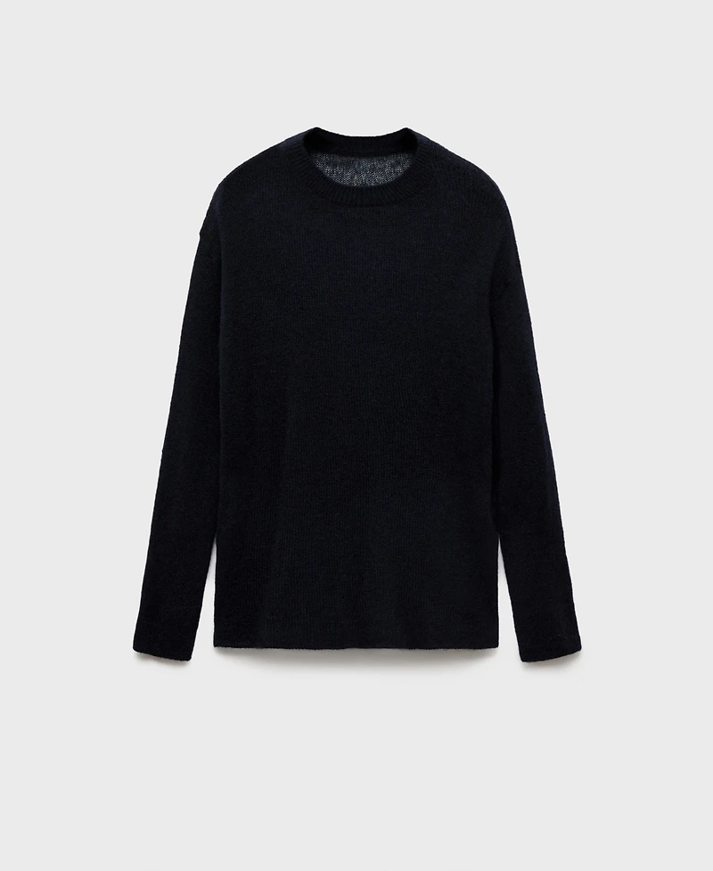 Mango Women's Semitransparent Knitted Sweater