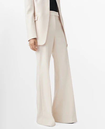 Mango Women's Flared Suit Pants