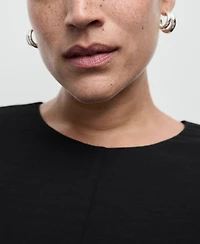 Mango Women's Ruched Long Jumpsuit