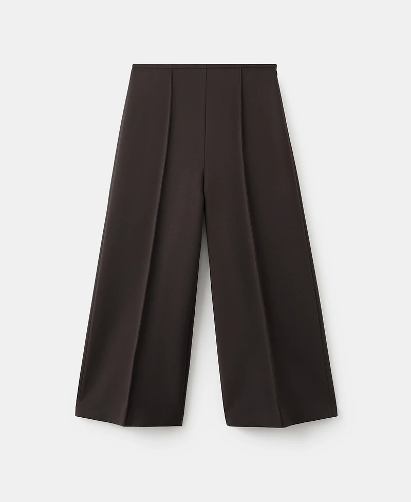 Mango Women's Cropped Culotte Pants