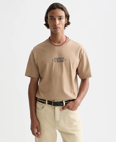 Scotch & Soda Men's Front Artwork Relaxed Fit T-Shirt