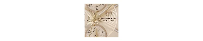 Technomarine Women's Tm- Sea Quartz Gold Dial Watch