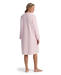 Miss Elaine Women's Long-Sleeve Solid Robe