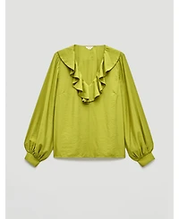 Hush Women's Air Flow Ruffle Blouse